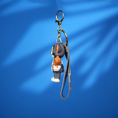 Tom & Jerry Thumbs Up Cartoon Strap Keychain - 2
