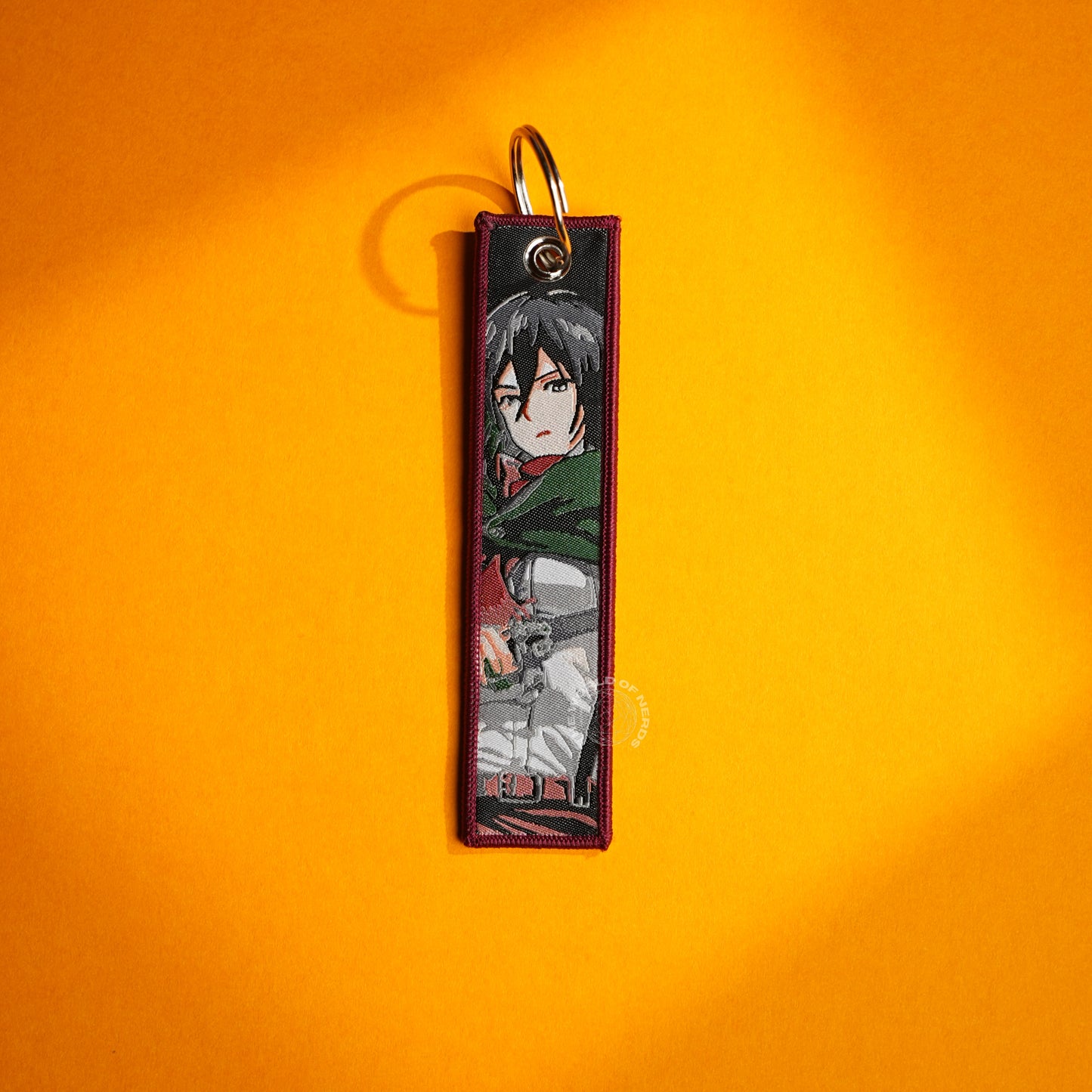 Attack on Titan Keychains: Eren & Mikasa