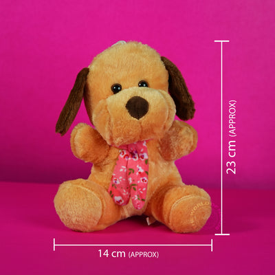 DOG SOFT TOYS -BROWN