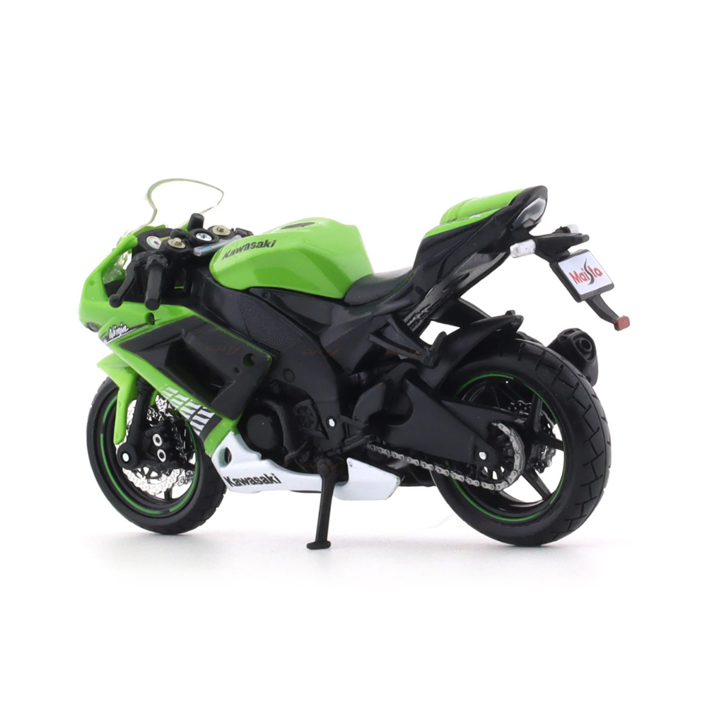 MAISTO KAWASAKI NINJA ZX-10R Scale Model 1:18 - Collectible Motorcycle Replica