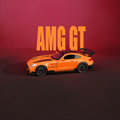 Mercedes-AMG GT R Orange Model Car - 1:22 Scale Diecast - 2