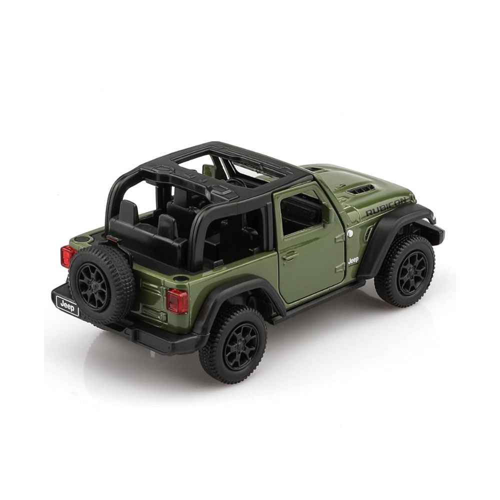 RMZ City Jeep Wrangler Rubicon 2DR Pullback Scale Model - 1:32