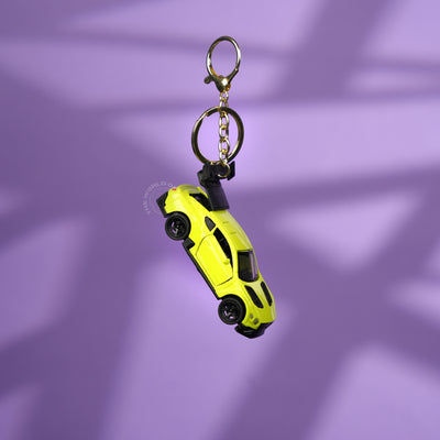 Green Bentley Sports Car Keychain - 2