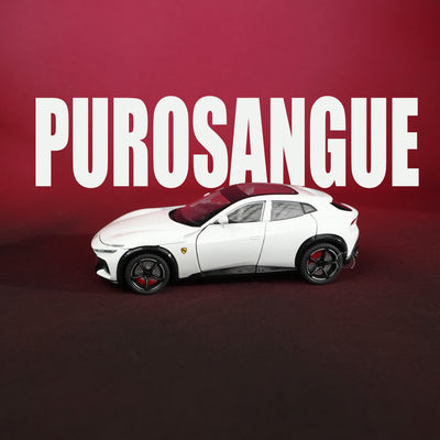 Ferrari Purosangue Diecast Model Car – 1:22 Scale (White) - 2