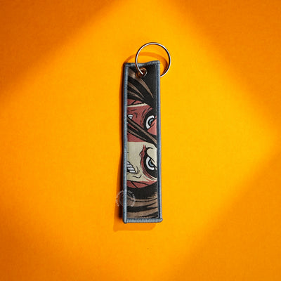 Naruto Uchiha Brothers Double-Sided Anime Embroidered Keychain - 2