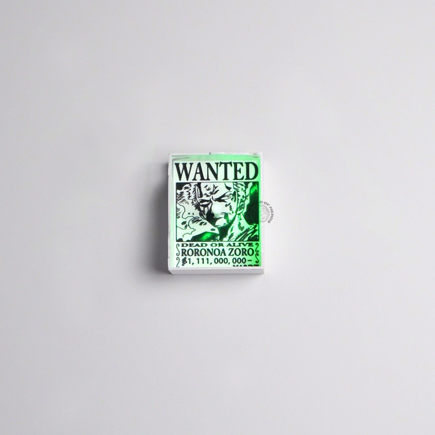 Roronoa Zoro Wanted Shadow Light Box – Anime LED Wall Decor