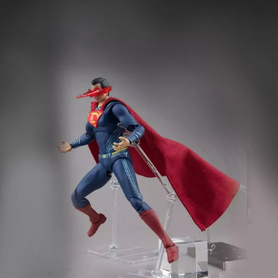 Superman Action Figure – Premium Poseable Collectible with Fabric Cape - 2