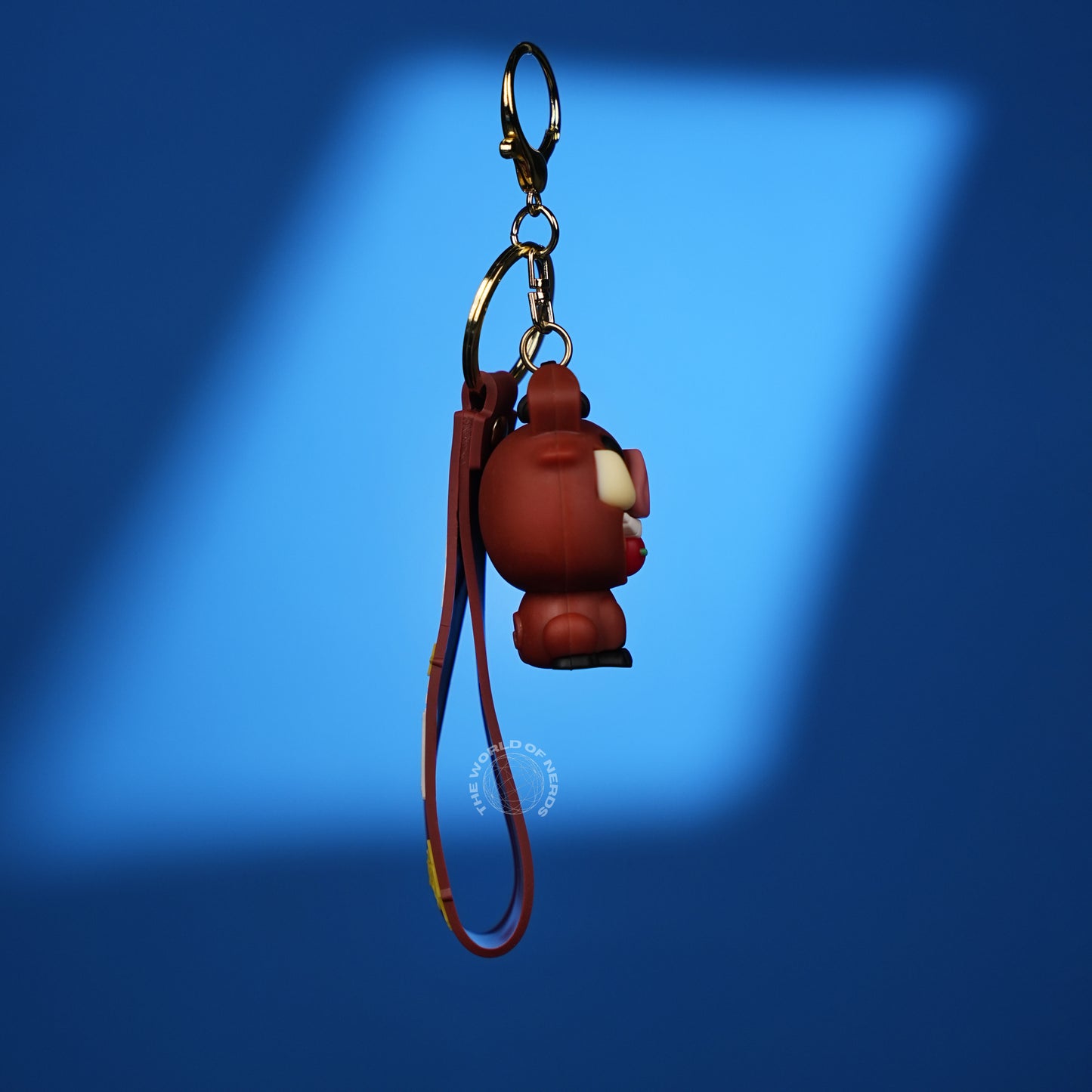The Lion King Pumbaa 3D Rubber Keychain with “Lion King” Strap - The World Of Nerds