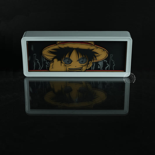 One Piece Luffy Art Light Box