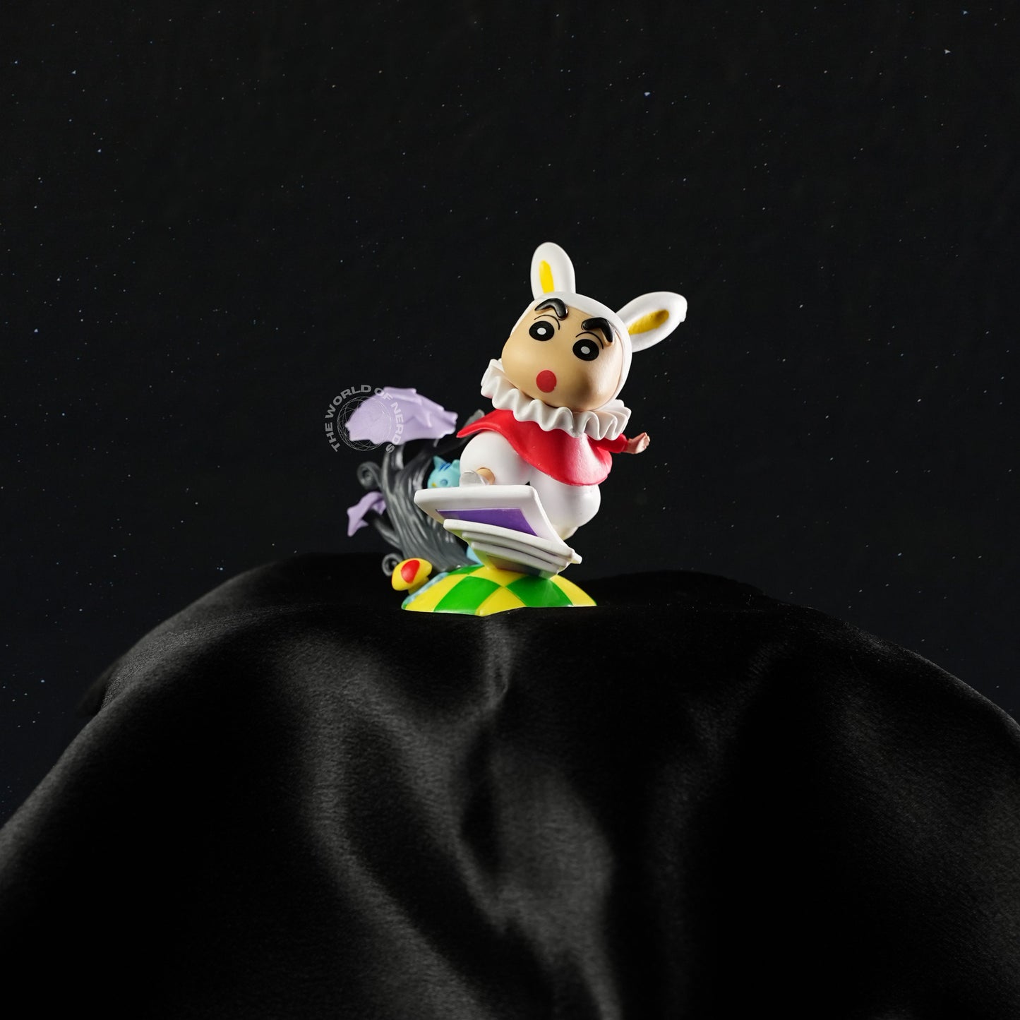 Whimsical Shinchan in Bunny Costume