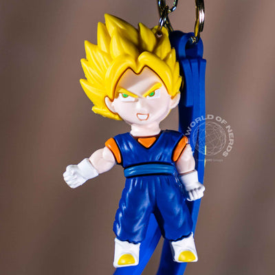 Dragon Ball Z Keychain - Collectible Vegeta and Goku Charm - 2