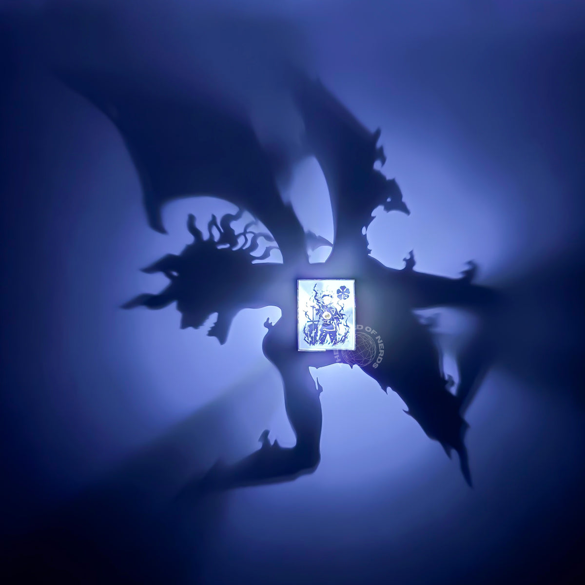 Asta Black Clover Shadow Light Box – Anime LED Wall Decor