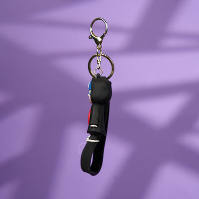 Captain America Black Coat Strap Keychain - 2