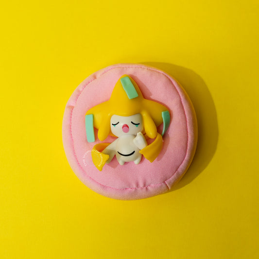 Sleeping Jirachi Plushie on Donut Base