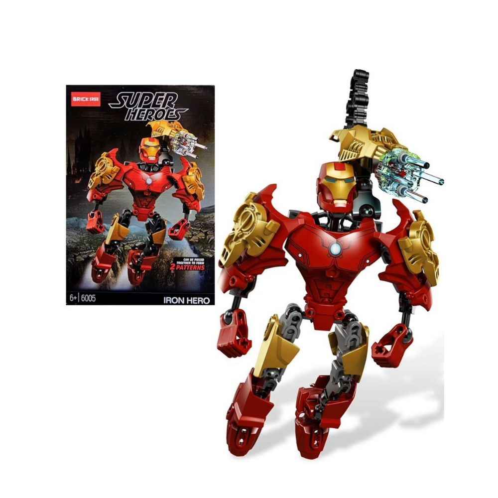 BRICK SUPER HEROES IRONMAN BUILDING BLOCKS