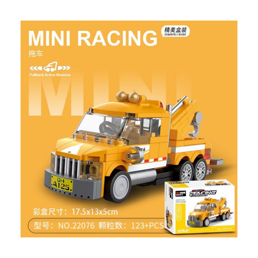 DECOOL MINI RACING PACEMAKER PULLBACK TRAILER