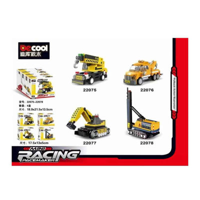 DECOOL MINI PULLBACK TRUCK RACING PACEMAKER DRILLING TRUCK - 2