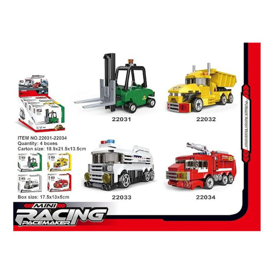 DECOOL MINI RACING PACEMAKER PULLBACK TRUCK