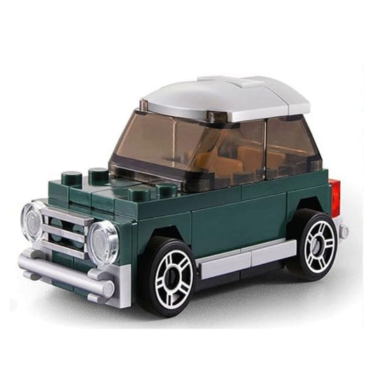 DECOOL MINI RACING PACEMAKER BRICKS PULLBACK GREEN CAR