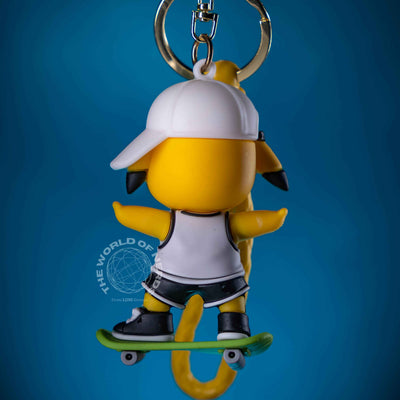 Pikachu Skateboard Keychain - Fun and Unique Accessory for Pokémon Fans - 2
