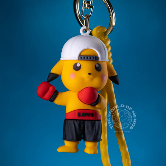 PIKACHU BOXING KEYCHAIN