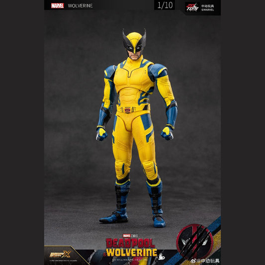 Marvel Wolverine Action Figure in Classic Yellow & Blue Suit
