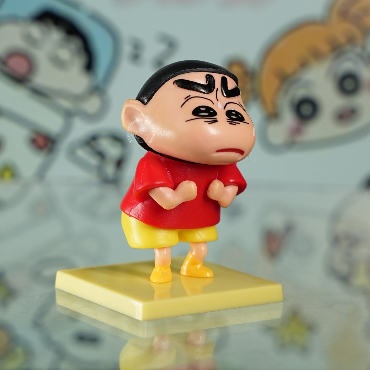 Nervous Shinchan Mini Statue