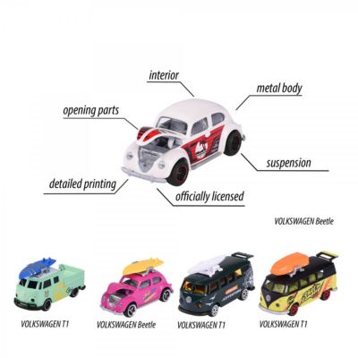 MAJORETTE VOLKSWAGEN THE ORIGINALS 5 PCS GIFTPACK