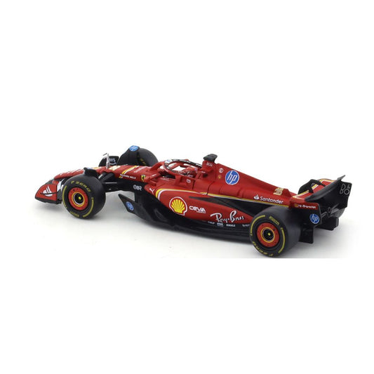 BBURAGO FERRARI SF - 24 C. LECLERC SCALE - 1:43