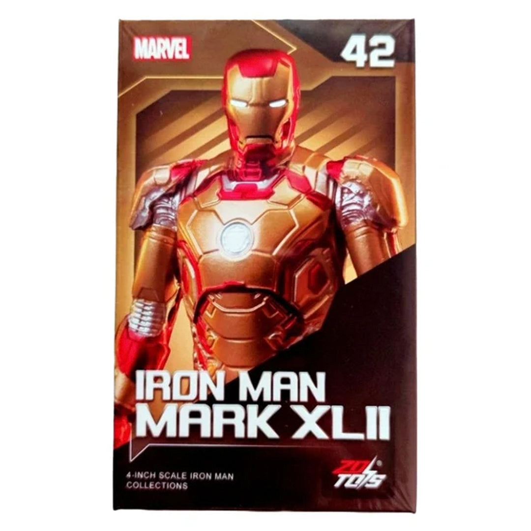 Iron Man Mark 42 – 4-Inch ZD Toys Collectible Figure - The World Of Nerds