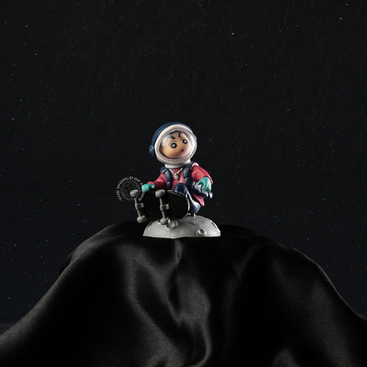 Thoughtful Shinchan Astronaut Mode