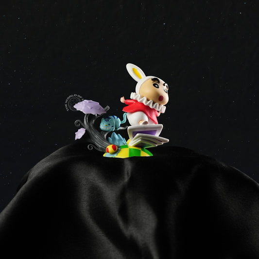 Whimsical Shinchan in Bunny Costume