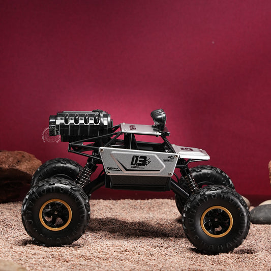 Rock Crawler RC Monster Truck – Alloy Material, 2.4GHz Remote, Ready to Conquer