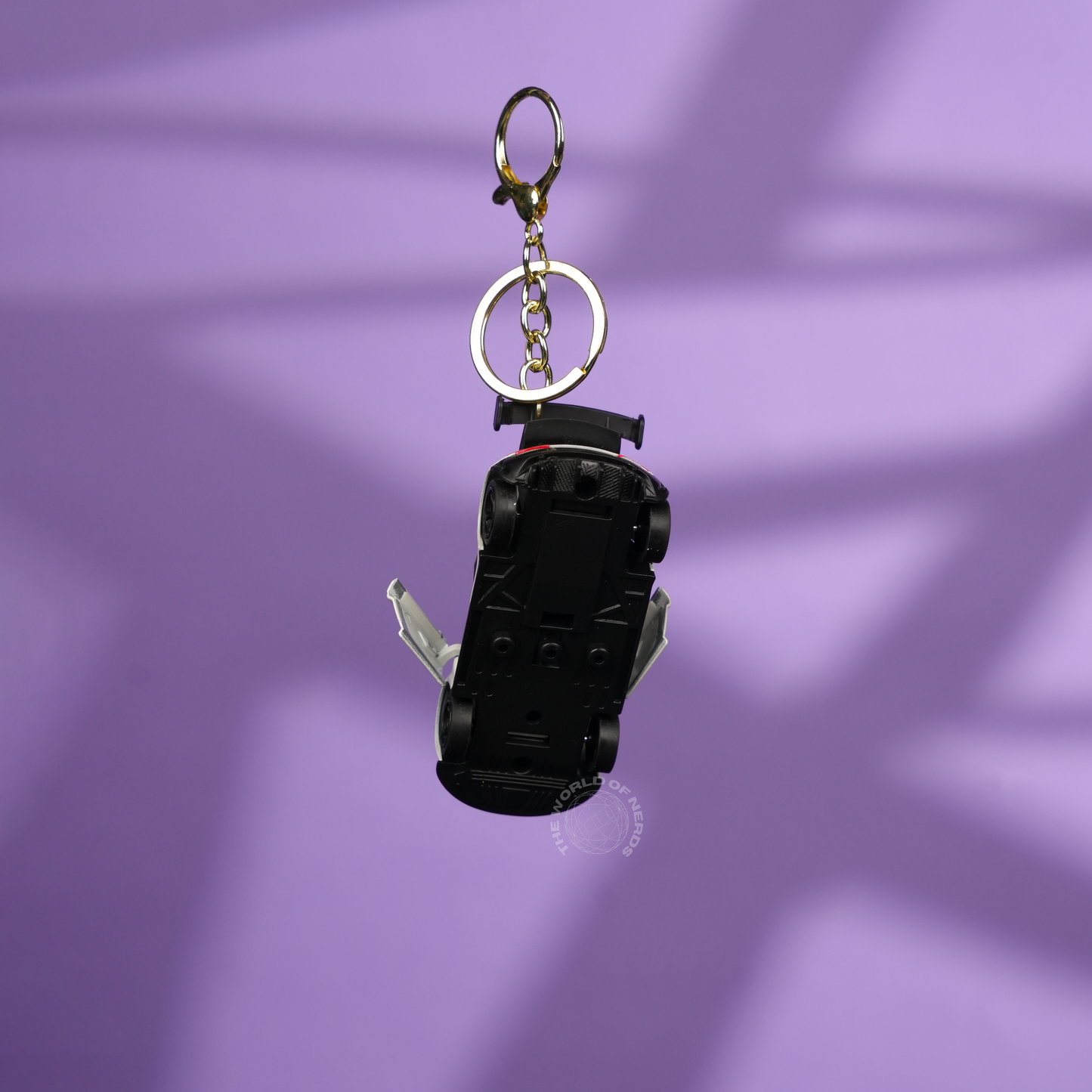 White Audi R8 Car Keychain