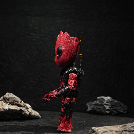 Groot as Deadpool: A Collectible of Chaos