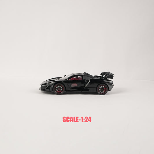 McLaren Senna Black Die-Cast Model with Opening Doors & Hood