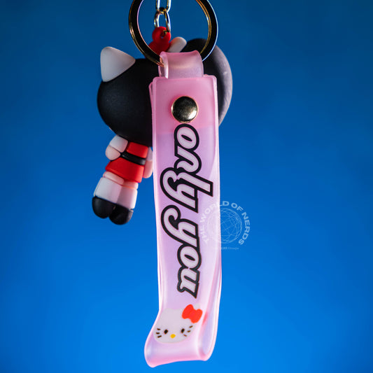 BLOSSOM THE POWERPUFF GIRLS KEYCHAIN