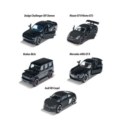 MAJORETTE BLACK EDITION 5 PCS GIFTPACK