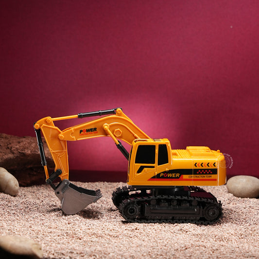 Yellow Digger RC Model – Mini Construction Experience