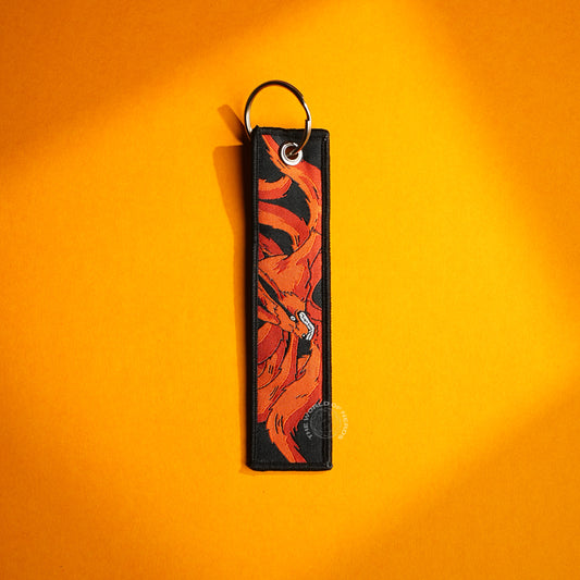 Unleashed Power: Naruto and Kurama's Fiery Bond Keychains