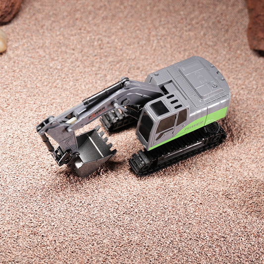 Remote Control Construction Excavator Grey Colour Vehicle