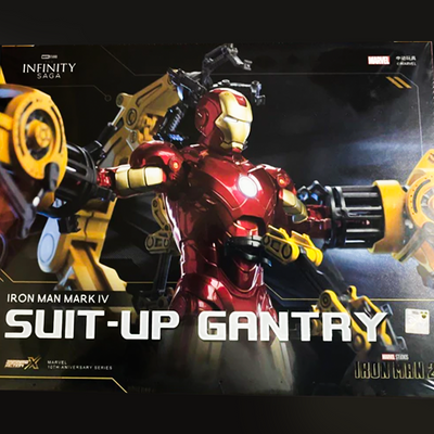 Iron Man Mark 4 Armor with Suit-Up Gantry 1:10 Scale – ZD Toys 10th Anniversary Collectible - 2