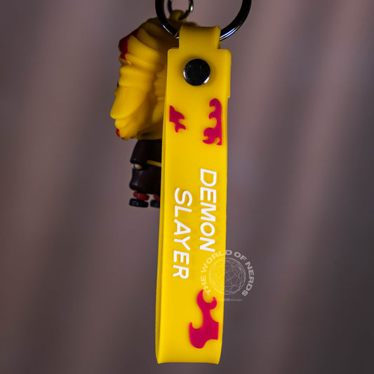 DEMON SLAYER KYOJURO RENGOKU KEYCHAIN