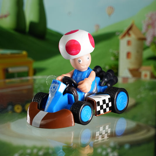 Toad Kart Racer Figurine