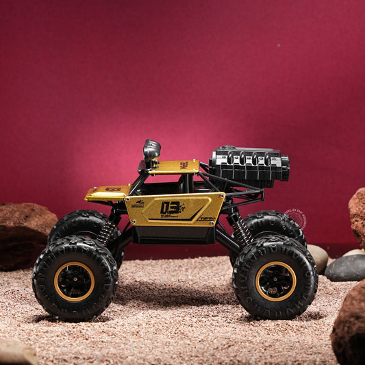 Gold Edition Rock Crawler RC Truck – 1:16 Alloy Off-Road Beast with 2.4GHz Control