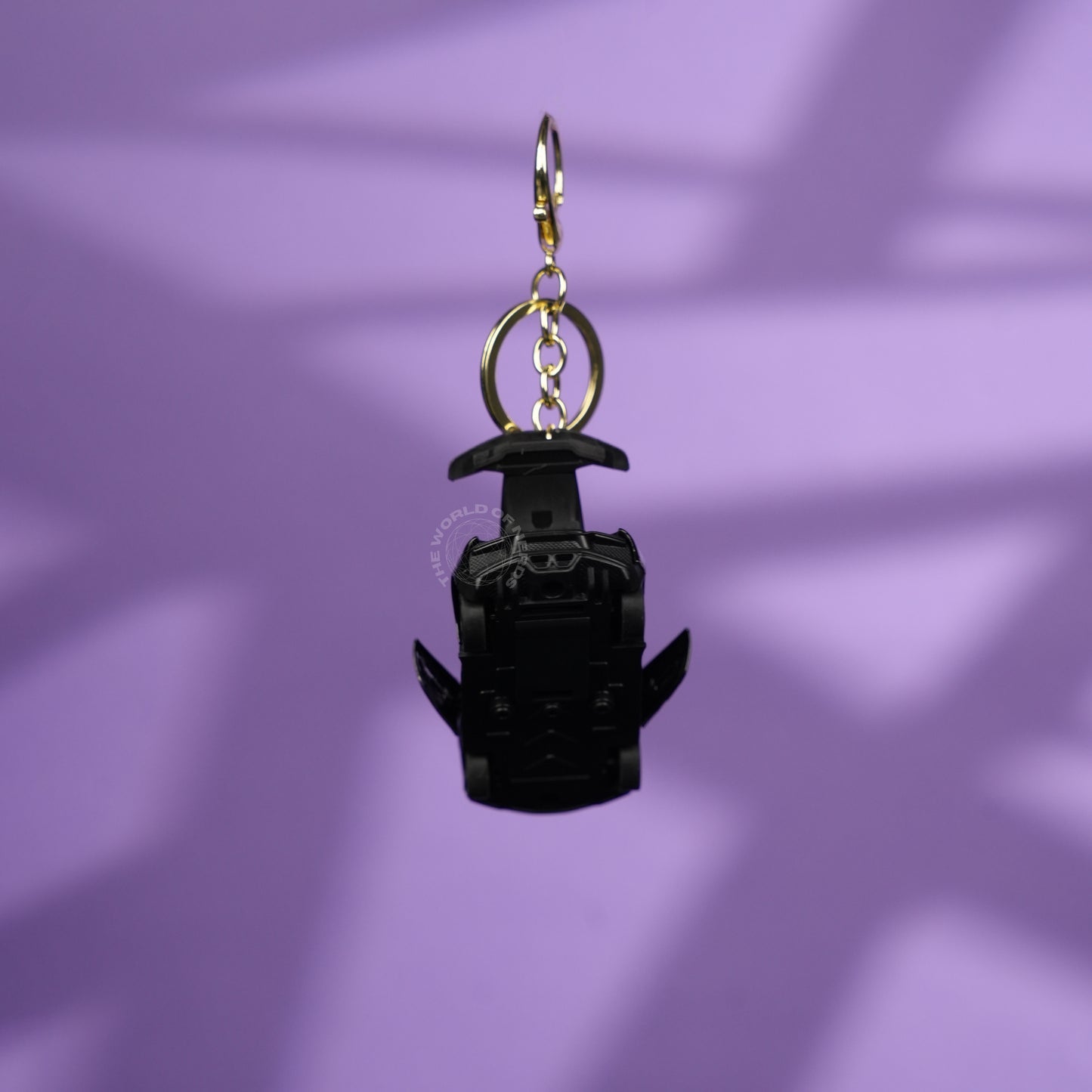 Black Bugatti Sports Car Keychain