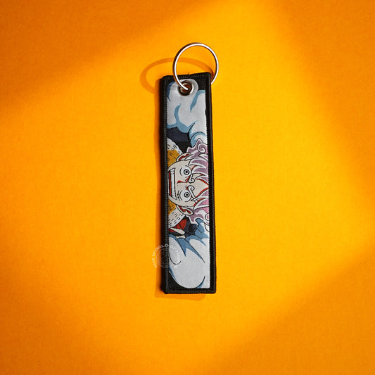 Luffy and Goku, the Joyous Warriors keychains