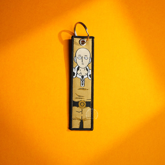 One Punch Man Saitama Keychain – The Iconic ‘OK’ Expression