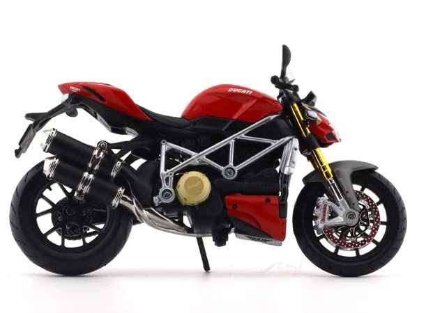 Maisto Ducati Super Naked Scale Model - 1:12 Diecast Motorcycle Collection