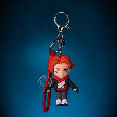 Black Widow Keychain - Stylish Hoody Accessory for Unique Flair